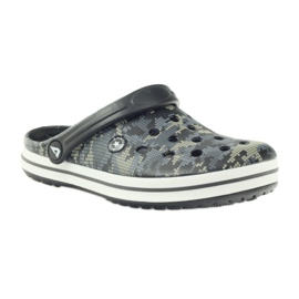 American Club Kroks papuci înfundați sandale camo negru gri verde 1 American Club Kroks papuci înfundați sandale camo negru gri verde 1