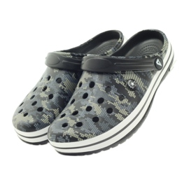 American Club Kroks papuci înfundați sandale camo negru gri verde 4 American Club Kroks papuci înfundați sandale camo negru gri verde 4