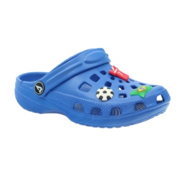 American Club Saboți americani albaștri Ronaldo albastru 1 American Club Saboți americani albaștri Ronaldo albastru 1