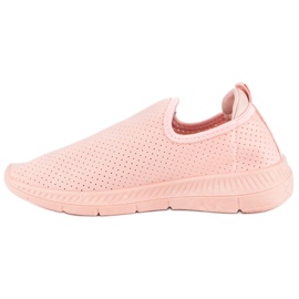 Pantofi sport ajurati roz 1 Pantofi sport ajurati roz 1