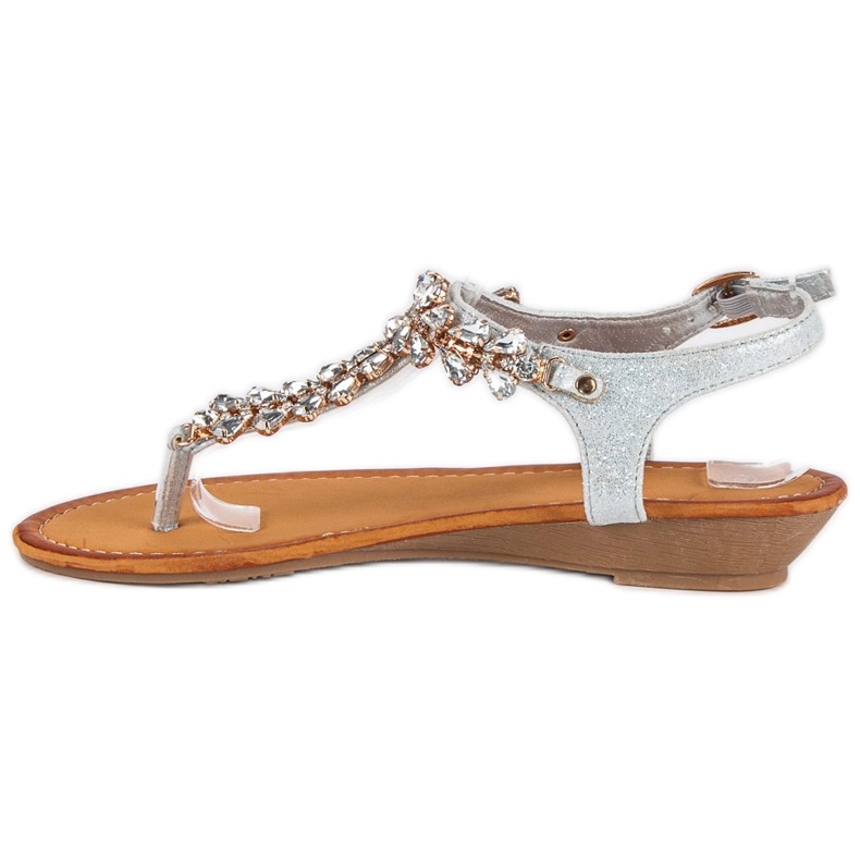 Flip-flops eleganti gri 1