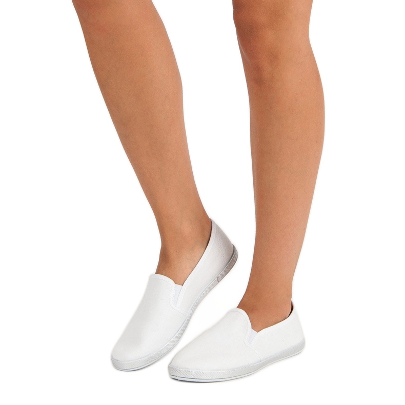 Espadrile albe MCKEYLOR 1