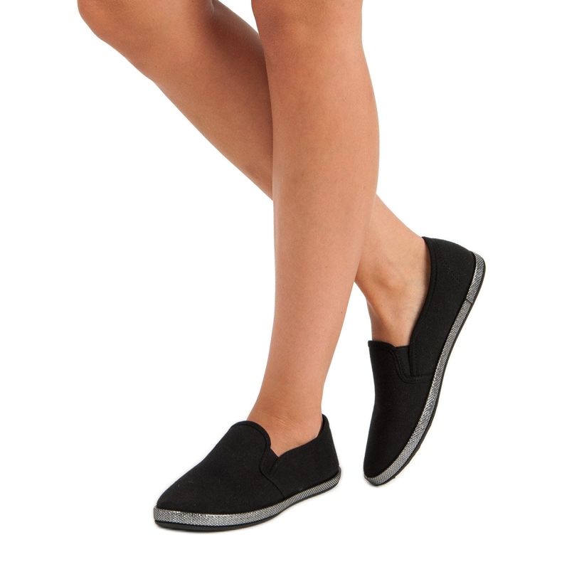 Espadrile negre mckeylor negru 2