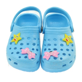 American Club Papuci de croșetat albastru american 3