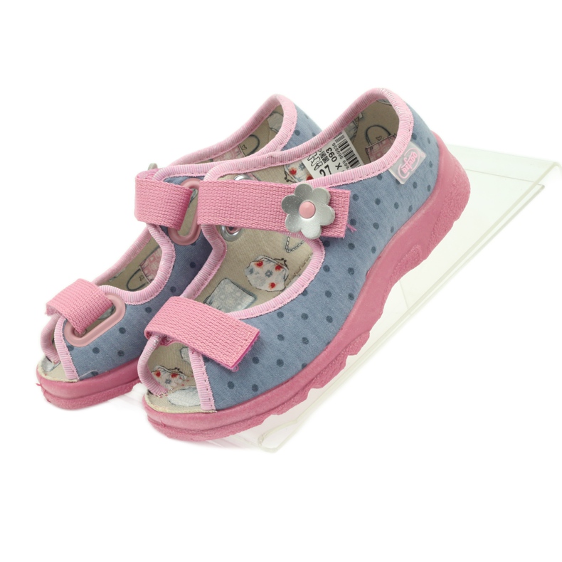 Sandale băieți Befado 969x093 gri roz 4