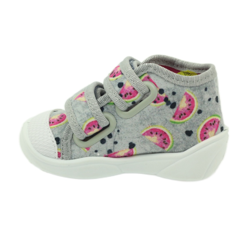 Pantofi papuci din Befado gri pepeni verzi verde roz 2