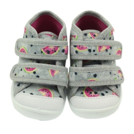 Pantofi papuci din Befado gri pepeni verzi verde roz 3