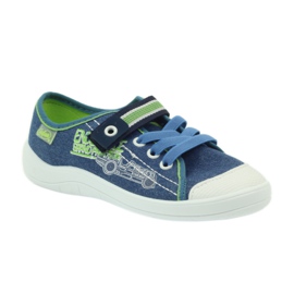 Papuci de adidași băieți Befado 251x093 albastru verde albastru marin 1