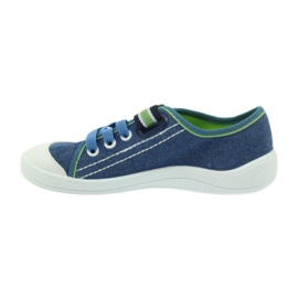 Papuci de adidași băieți Befado 251x093 albastru verde albastru marin 2