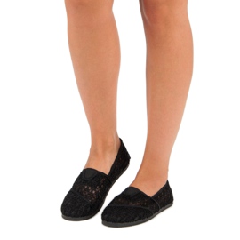 Balerini din dantela neagra negru 1