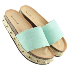 Espadrile menta LS51 LT.VERDE 2