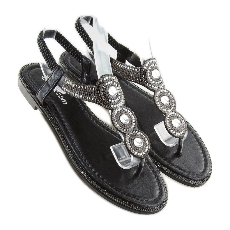 Flip-flops negri LS-89091 Negru 2