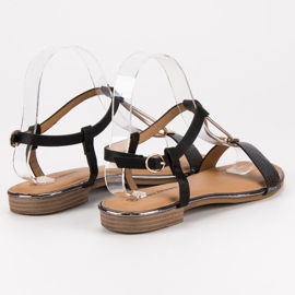 L. Lux. Shoes Sandale netede netede negru 3