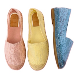 Seastar Espadrile din dantela roz 1