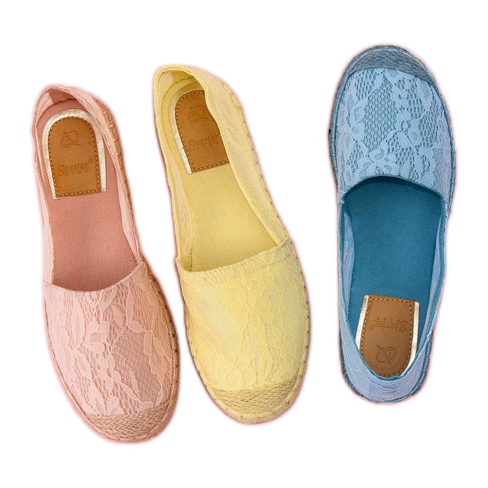 Seastar Espadrile din dantela albastra albastru 2