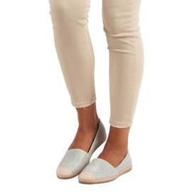 Espadrile cu sclipici gri 1 Espadrile cu sclipici gri 1