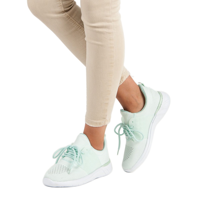 Pantofi sport usori verde 1