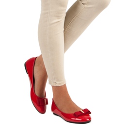 Diamantique Balerini lacuiti cu fundita roșu 1