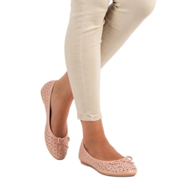 Diamantique Balerine ajurate roz 1