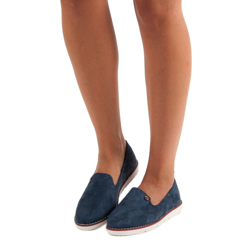 Vices Vicii lords din piele intoarsa bleumarin albastru 2