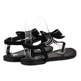 Abloom Flip-flops cu bandă elastică negru 5
