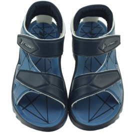 Sandale albastre Pantofi copii Rider velcro albastru marin albastru 4