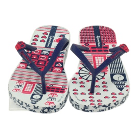 Navy Blue Flip -Flops cu modele de apă Ipanema 81640 Navy Blue albastru 3