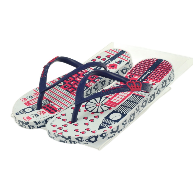 Navy Blue Flip -Flops cu modele de apă Ipanema 81640 Navy Blue albastru 4