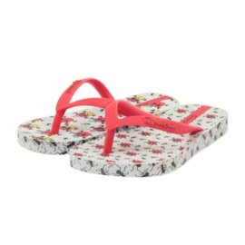 Papuci pantofi copii Ipanema 81264 slapi pentru apa alb roșu 4