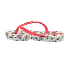 Papuci pantofi copii Ipanema 81264 slapi pentru apa alb roșu 3