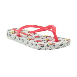 Papuci pantofi copii Ipanema 81264 slapi pentru apa alb roșu 2