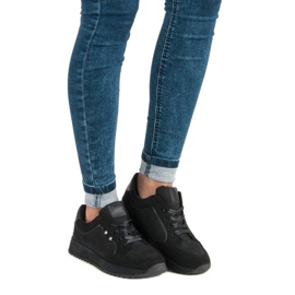 Mckeylor Pantofi sport cu legat negru 1