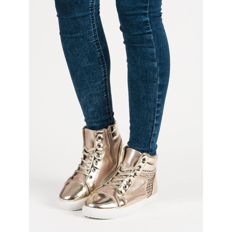 Adidași lăcuți deasupra gleznei galben 1 Adidași lăcuți deasupra gleznei galben 1