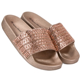 Papuci roz eleganti 1