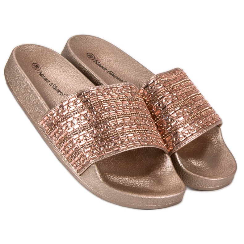 Papuci roz eleganti 1