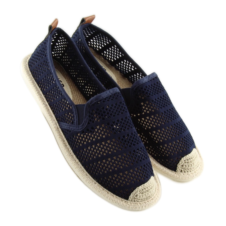 F01B Espadrile din plasă bleumarin bleumarin albastru marin 2