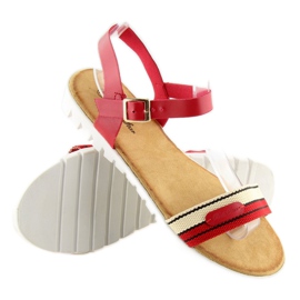 Sandale roșii de damă S25 roșii roșu 2