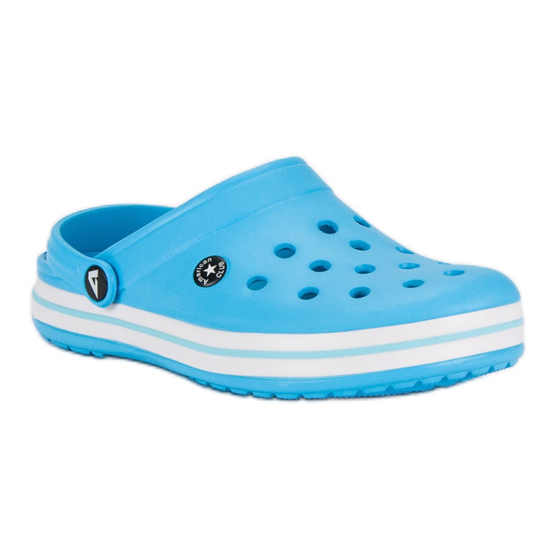 American Club Papuci albastri de gradina albastru 1