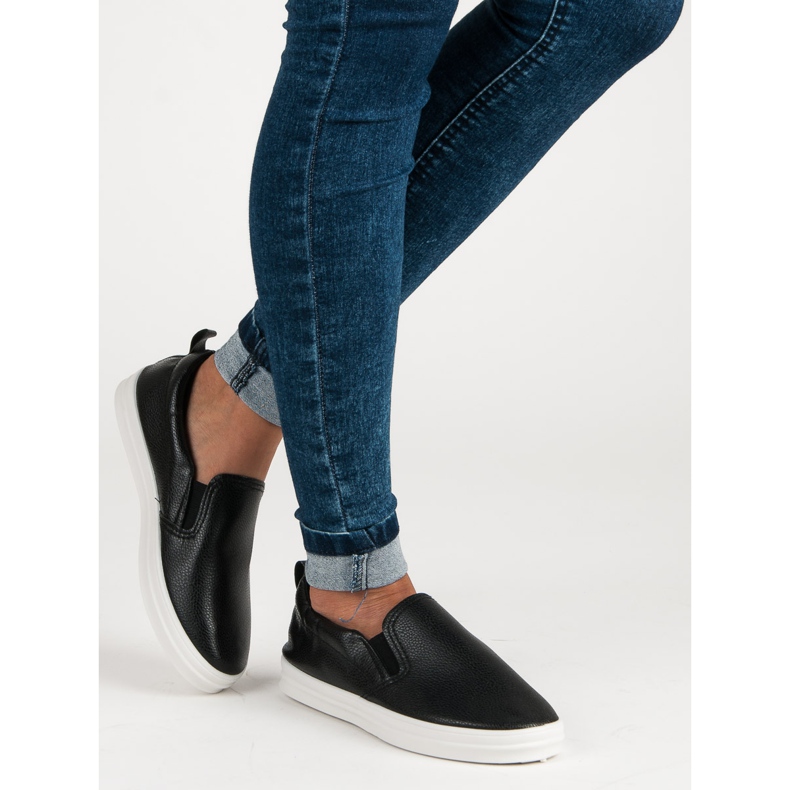 Papuci negre negru 1