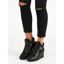 Adidasi eleganti, adidasi negru 2 Adidasi eleganti, adidasi negru 2