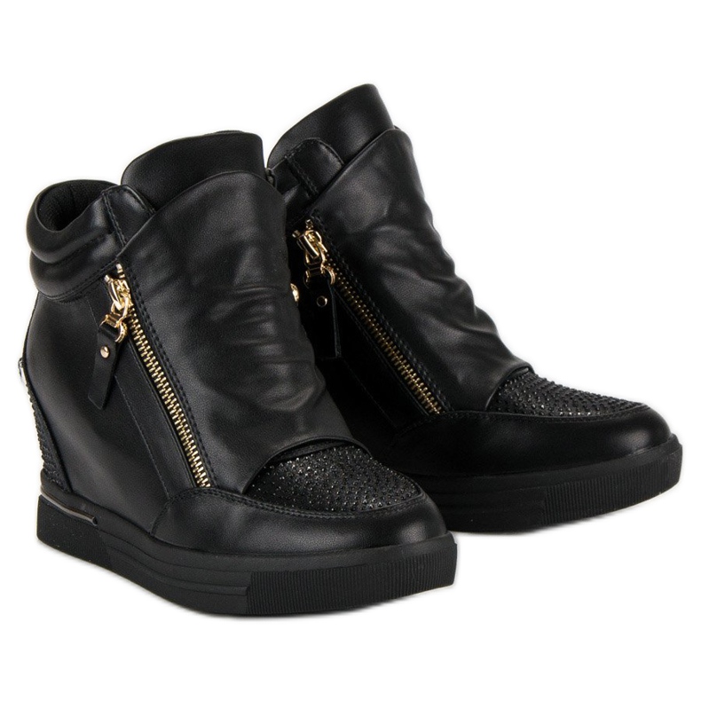 Adidasi eleganti, adidasi negru 1 Adidasi eleganti, adidasi negru 1