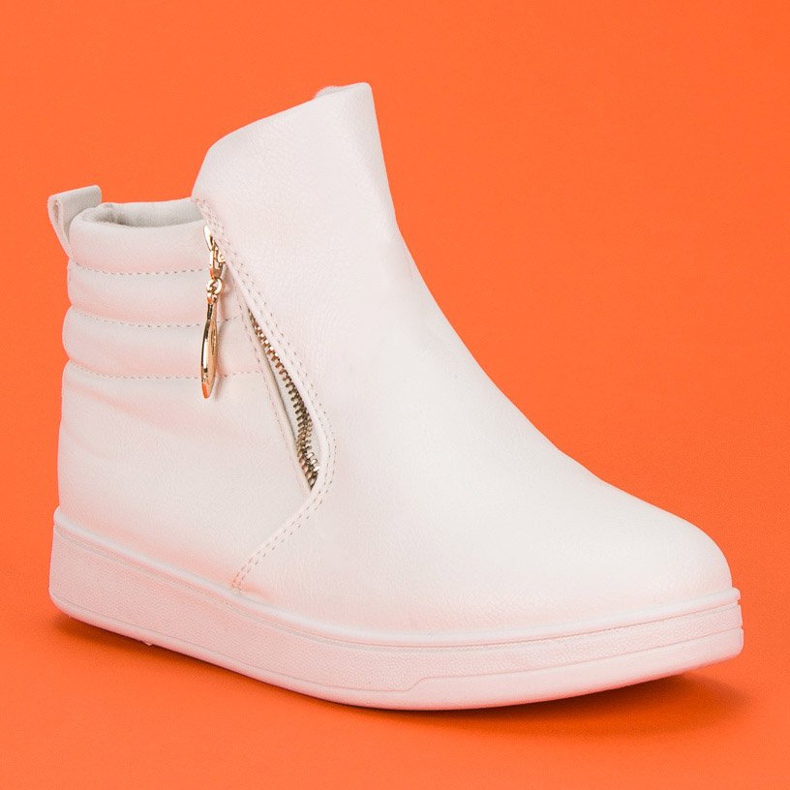 Tenisi albi deasupra gleznei 1