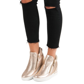 Adidași cu fermoar galben 2 Adidași cu fermoar galben 2