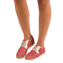 Kylie Adidași legați la modă roșu 1