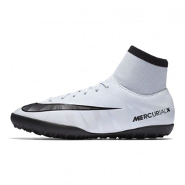 Pantof de fotbal Nike MercurialX Victory Vi negru, alb alb 1