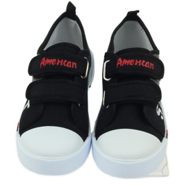 American Club Pantofi adidași copii cu steagul american Velcro negru alb gri roșu 4 American Club Pantofi adidași copii cu steagul american Velcro negru alb gri roșu 4