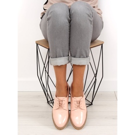 Mocasini cu interior din piele 7153 Roz 1 Mocasini cu interior din piele 7153 Roz 1