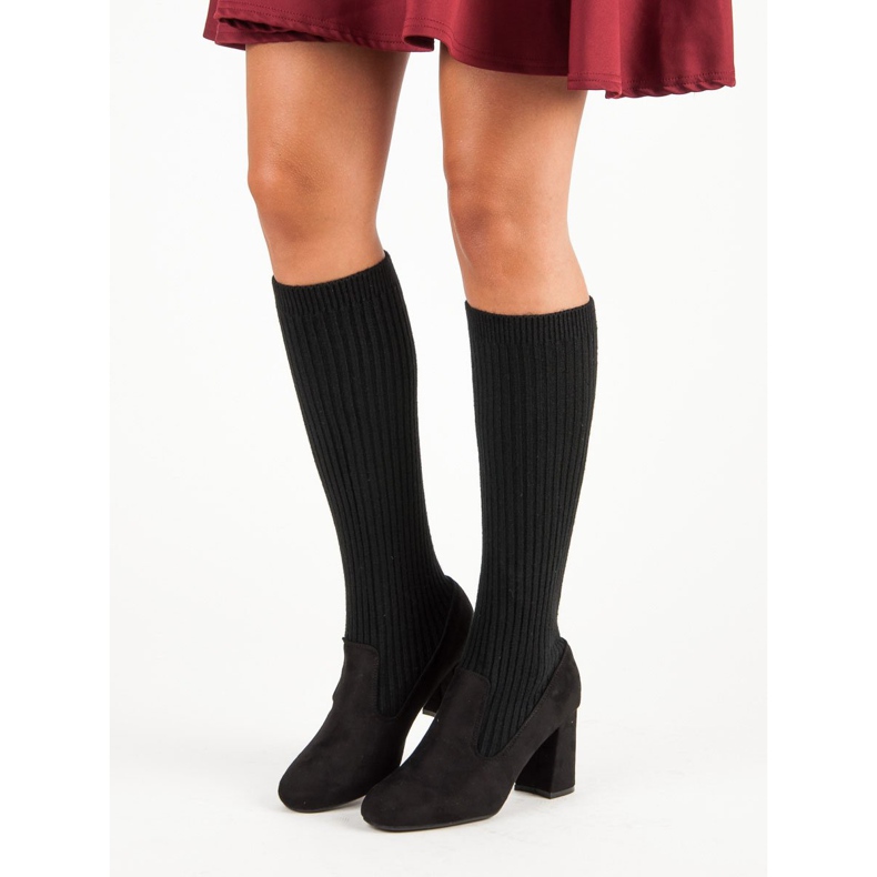 Seastar Cizme negre montate negru 2