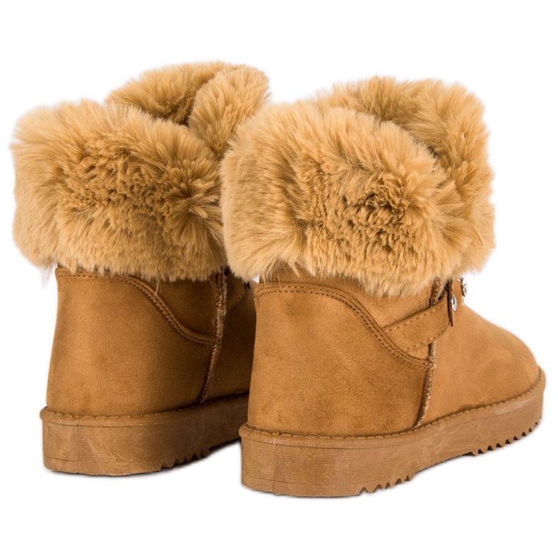 Seastar Mukluki cu blană maro 1 Seastar Mukluki cu blană maro 1