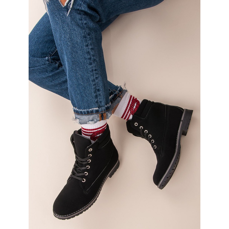 Trappers clasici pentru femei negru 1